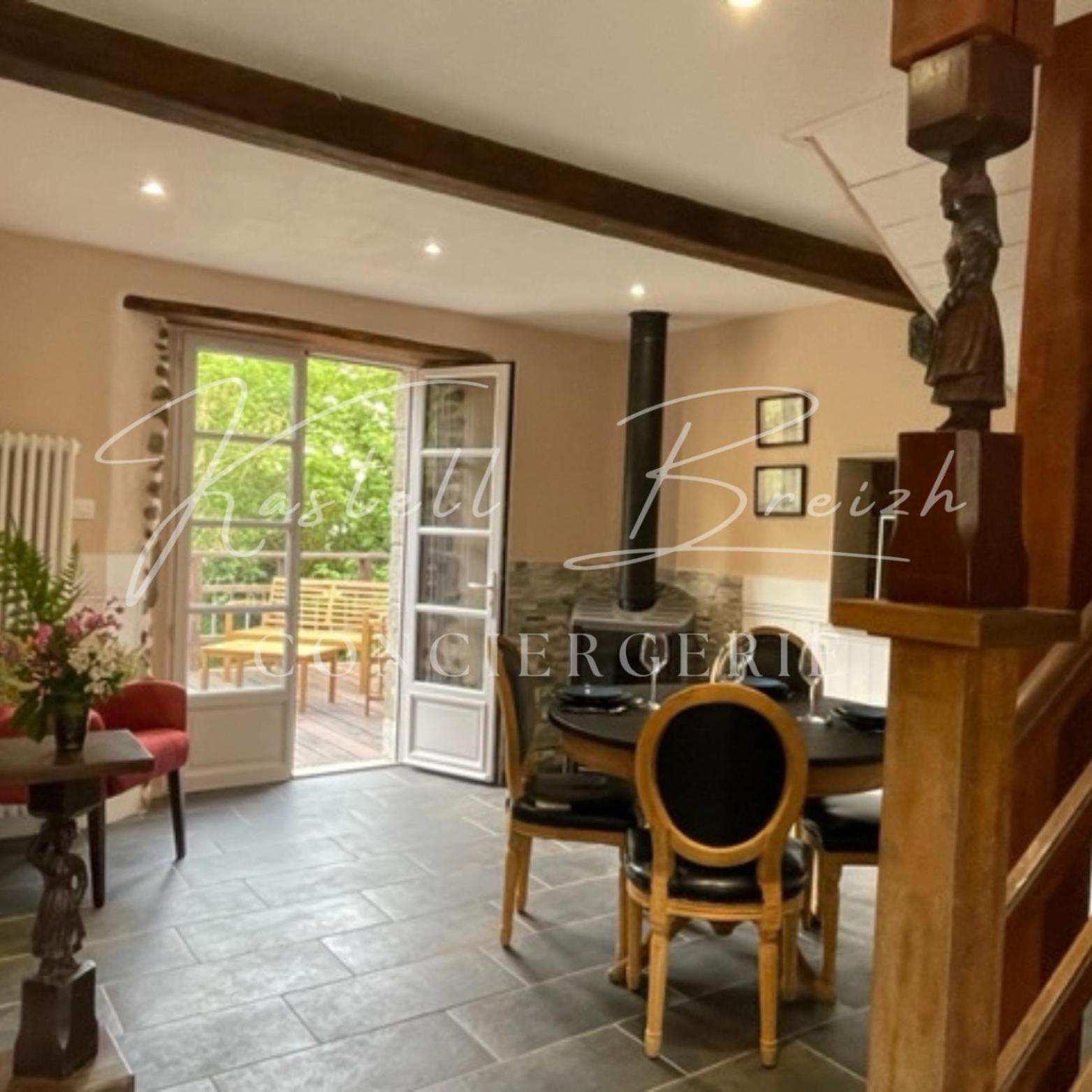 La Familiale Du Manoir De Kerollivier Villa Saint-Gilles-Pligeaux Exteriör bild