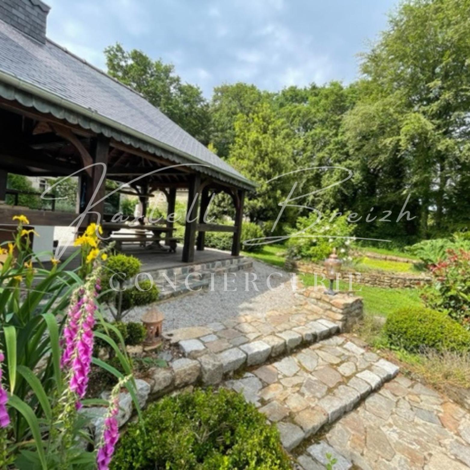 La Familiale Du Manoir De Kerollivier Villa Saint-Gilles-Pligeaux Exteriör bild