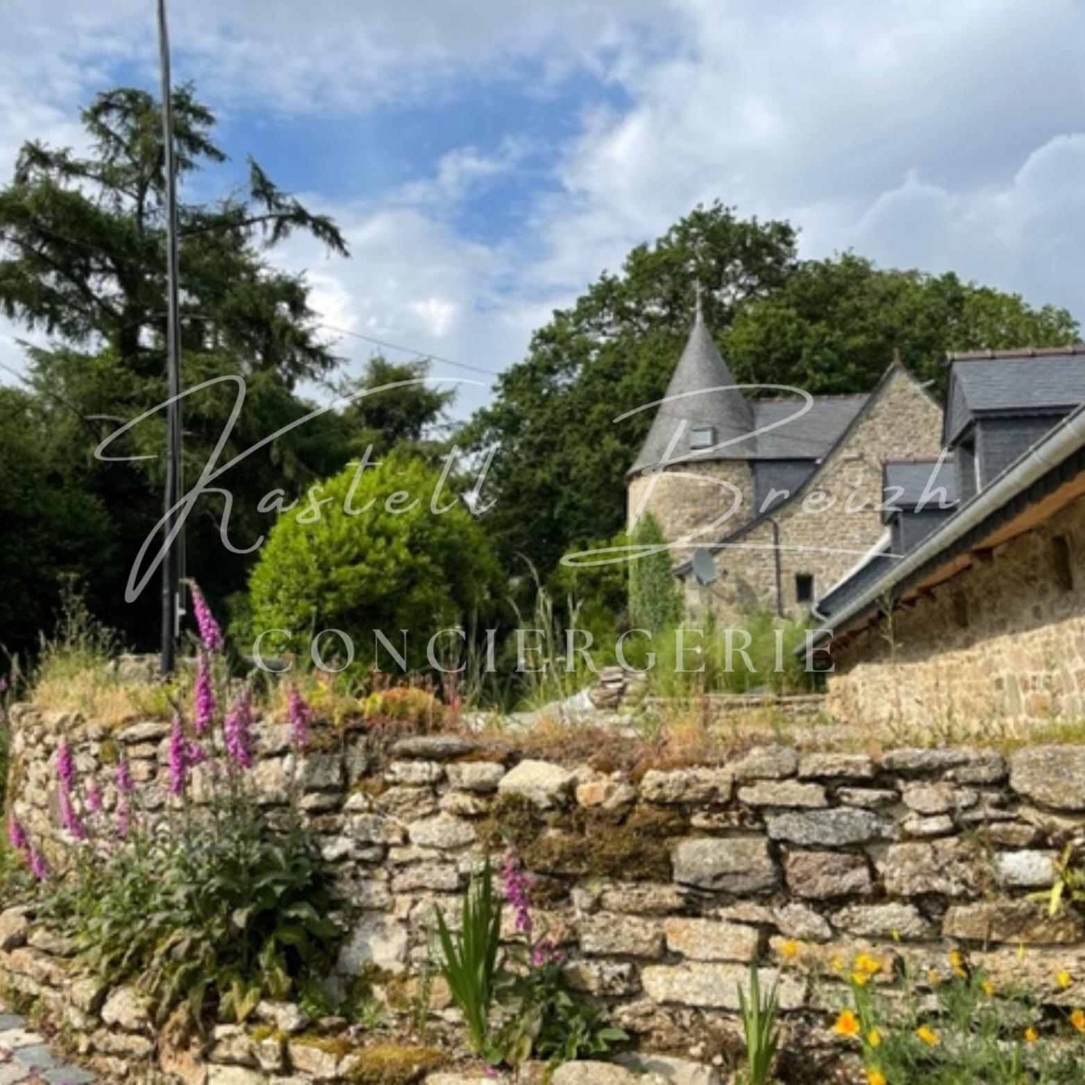 La Familiale Du Manoir De Kerollivier Villa Saint-Gilles-Pligeaux Exteriör bild